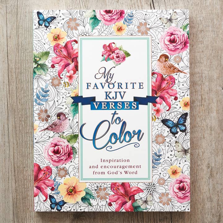 Christian Art Gifts - Wholesale Coloring Book - Adult - Coloring Book My Favorite KJV Verses