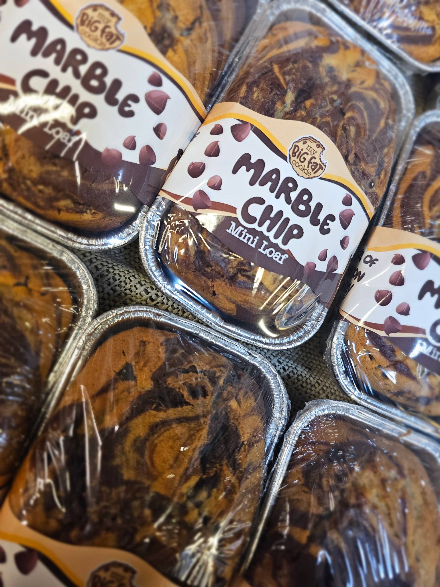 My Big Fat Cookie - Wholesale Cake - Mini Loaf: Marble Chip1