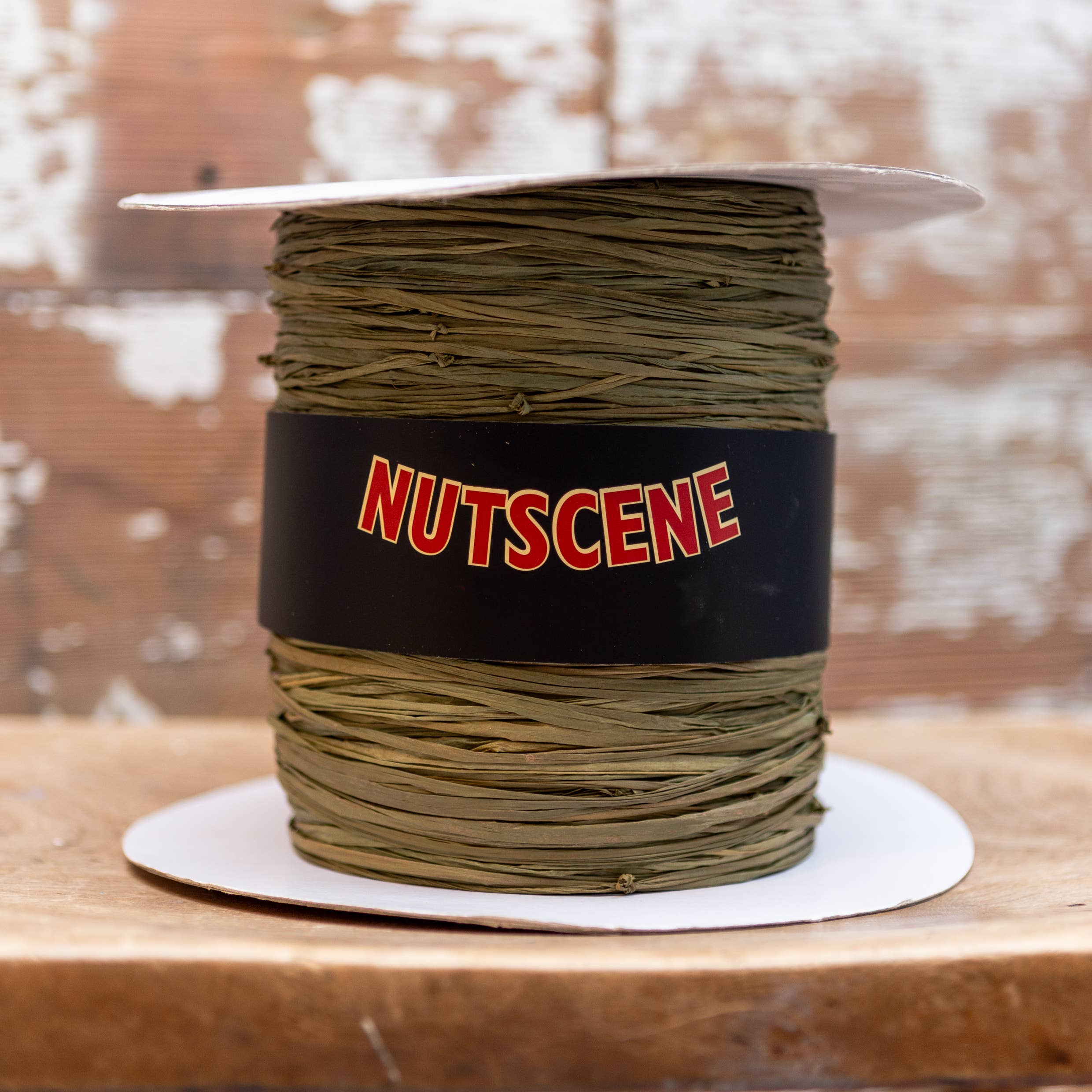 Nutscene Twines Ltd - Wholesale Craft Supplies - Natural Raffia on the roll gift wrapping- Over 1600 feet!1