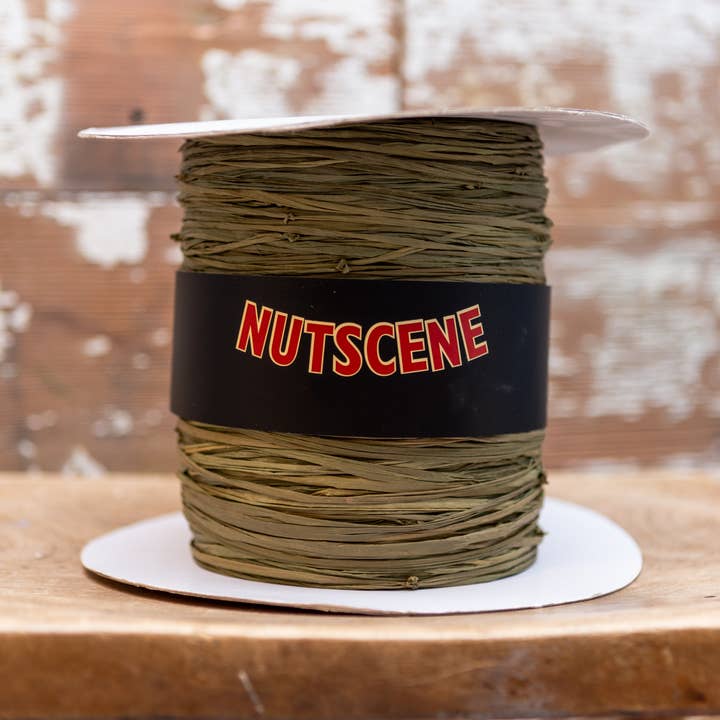 Nutscene Twines Ltd - Wholesale Craft Supplies - Natural Raffia on the roll gift wrapping- Over 1600 feet!1