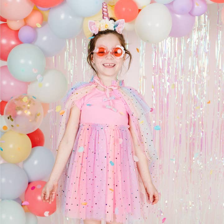 Sweet Wink - Wholesale Cape - Kids - Pastel Rainbow Cape - Kids Dress Up Cape - Costume Cape