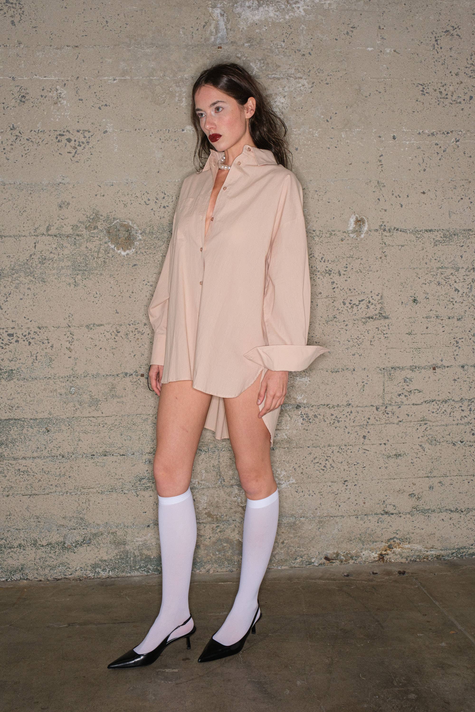 Signature 8 - Wholesale Button Down Shirt - Women's - OVERSIZED SHIRT S1924C14