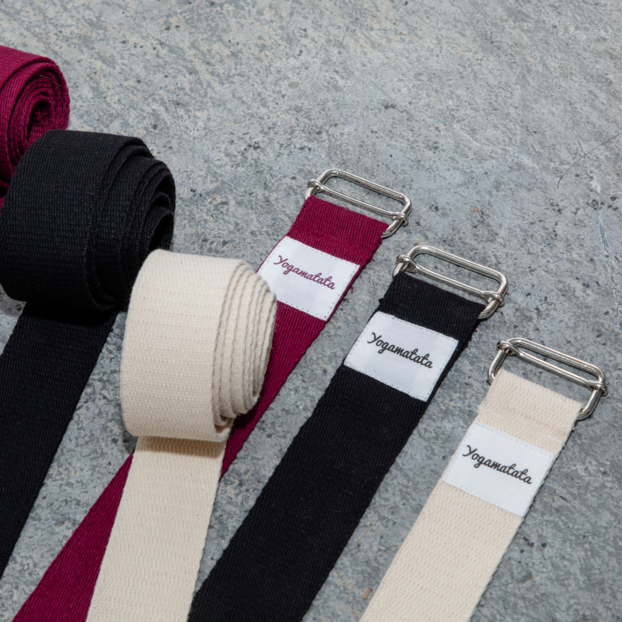 Yogamatata – wholesale Yoga strap/band – Ecrue organic yoga strap2