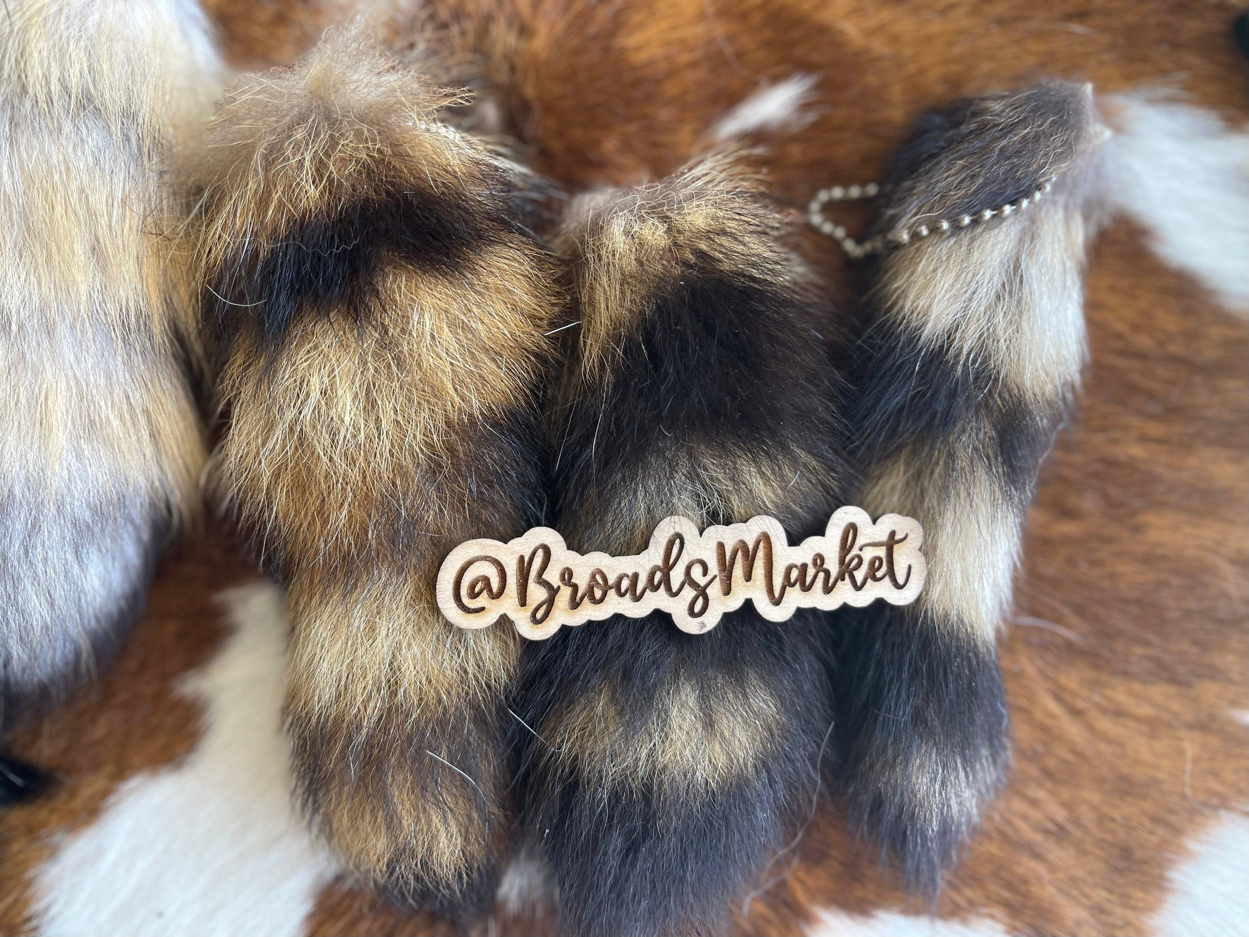 Broads Market - Wholesale Decorative Tabletop Object - Raccoon Tails0