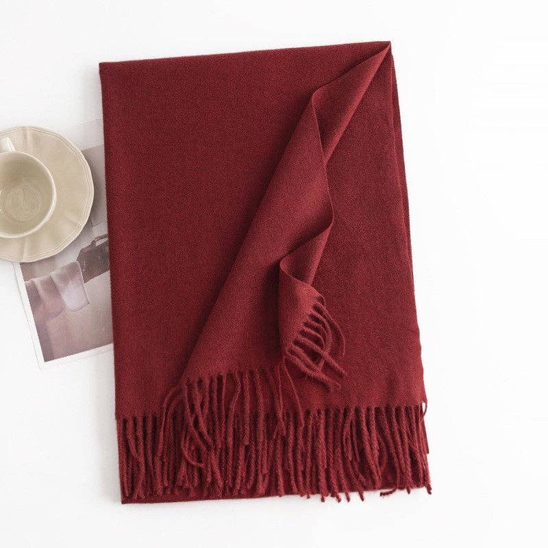 FurDecoration – wholesale Halsduk - Dam – Enfärgad imitation kashmirtofs varma sjalhalsdukar8