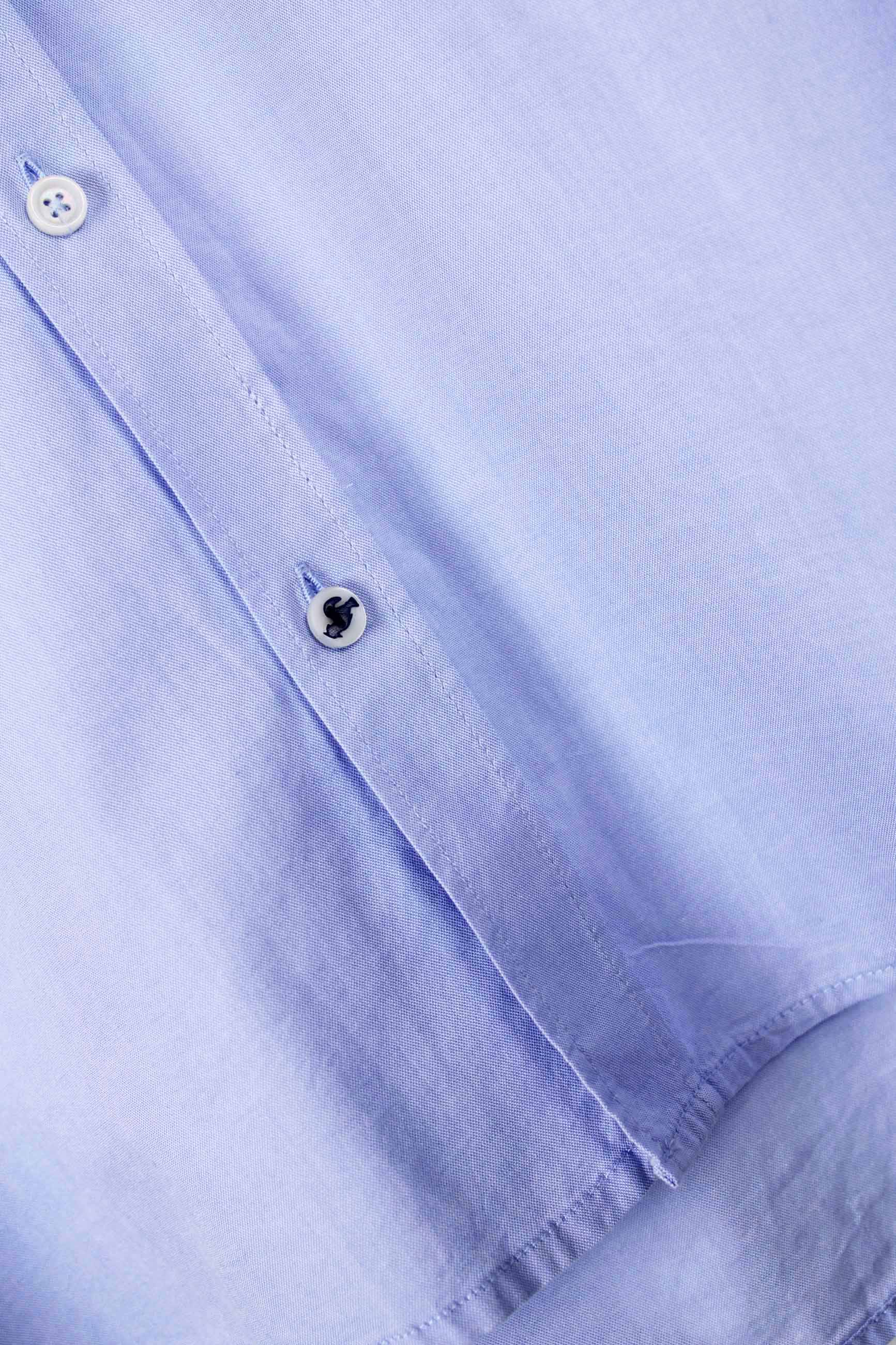 Patadegayo - Venta al por mayor Camisa con botones - Hombre - Camisa oxford lavado celeste3