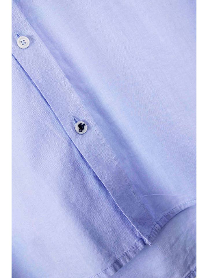 Patadegayo - Venta al por mayor Camisa con botones - Hombre - Camisa oxford lavado celeste3