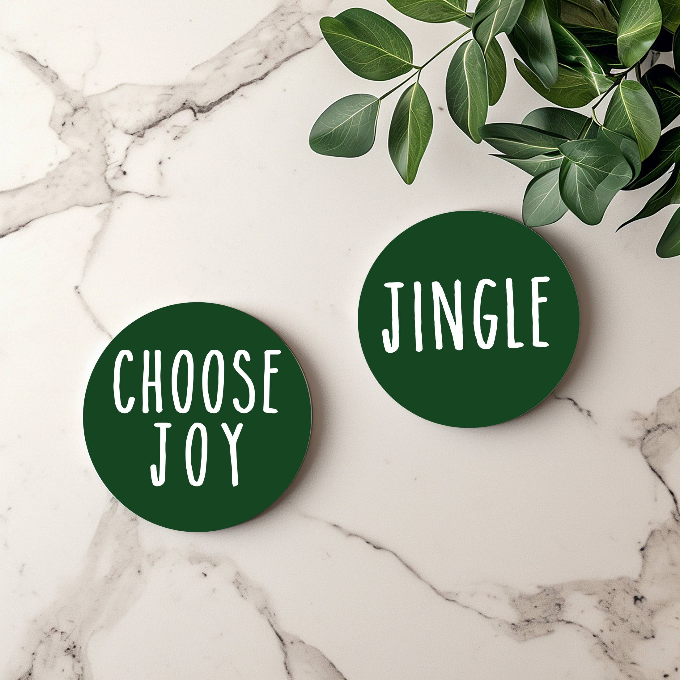 Gia Roma - Vente Sous-verre - Ensemble de dessous de verre Holiday Coasters, édition limitée31