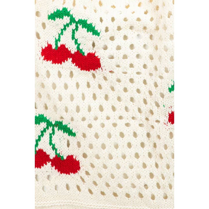 IV Cherry Print Net Shoulder Bag for wholesale on Faire6