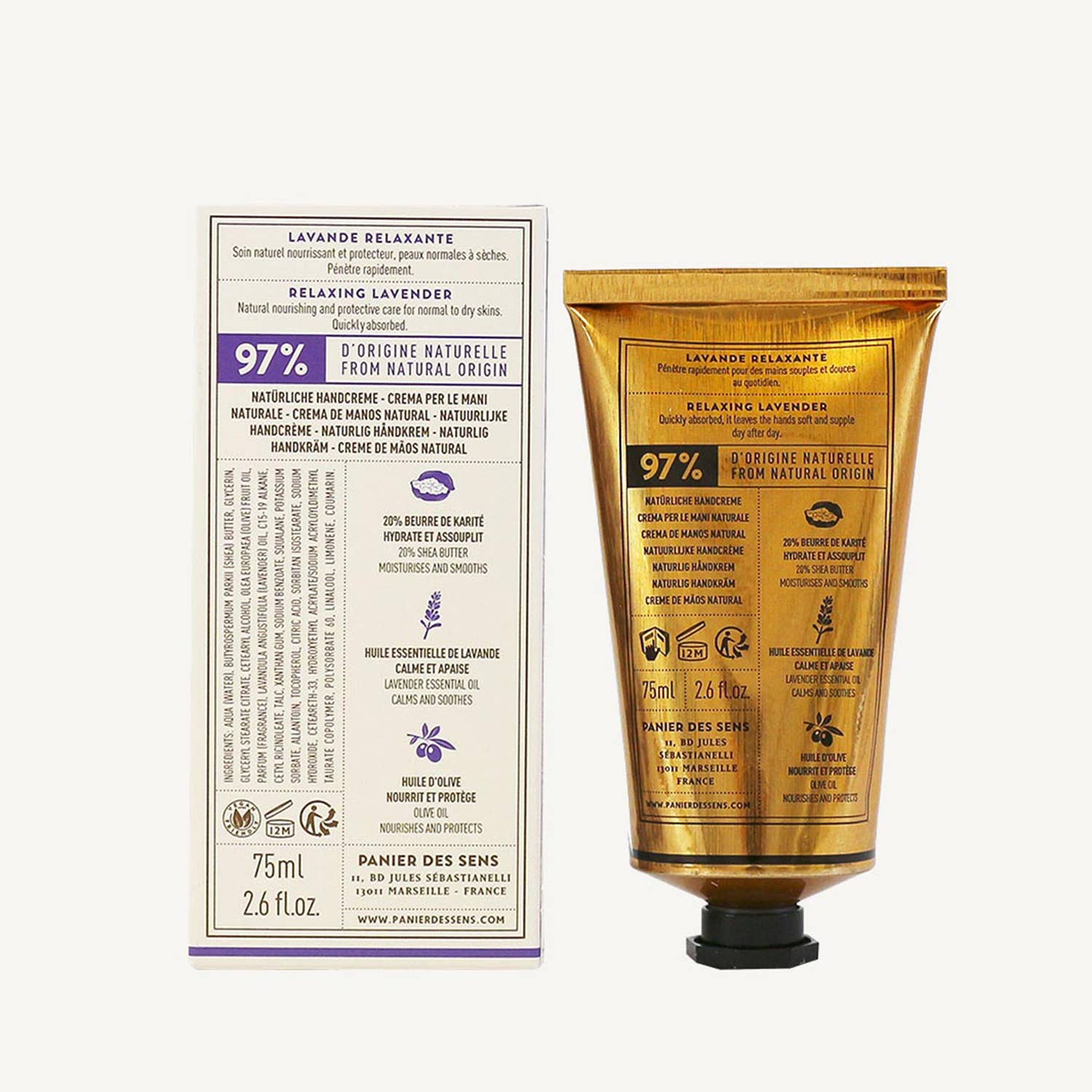 Panier Des Sens - Wholesale Hand Cream/Lotion - Hand cream 75 ml | Lavender4