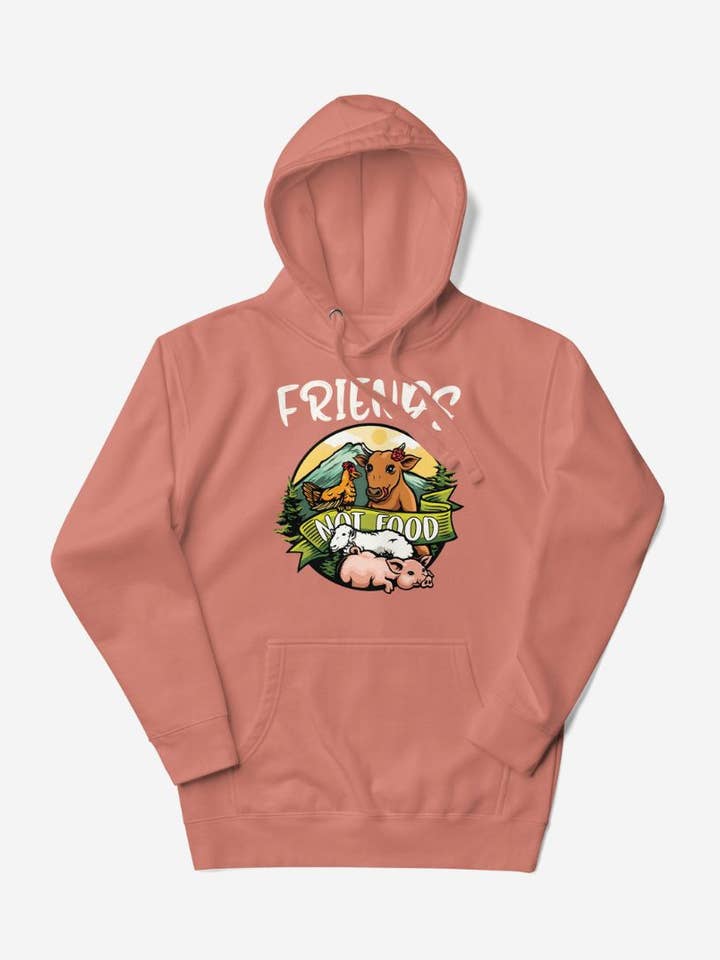 Friends Not Food - Unisex premium huvtröja för wholesale av Plant Babes