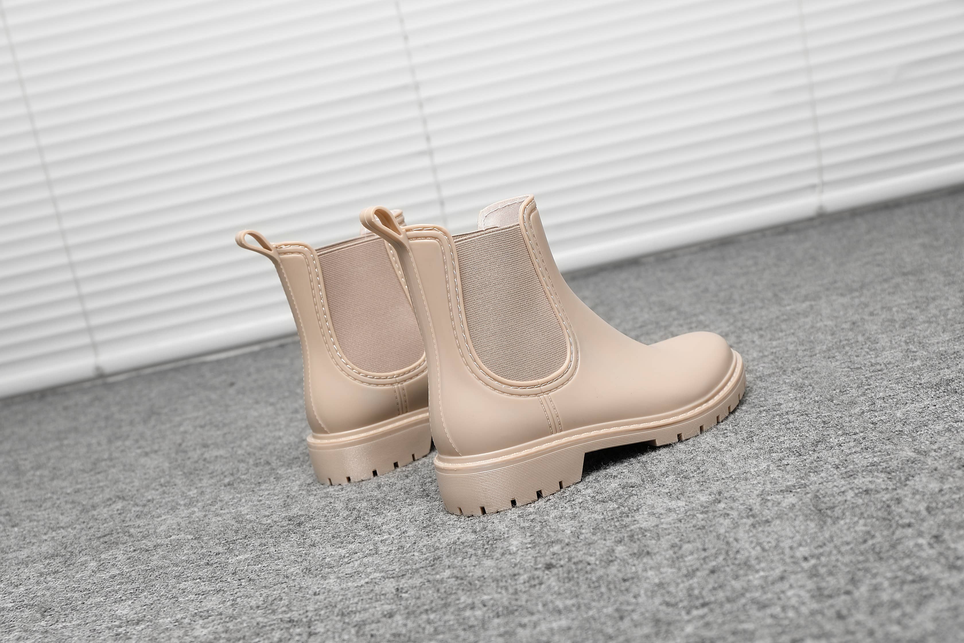 Top Staka - Wholesale Rain Boots - Women's - BG-593 Women Waterproof  Ankle Chelsea Booties 9