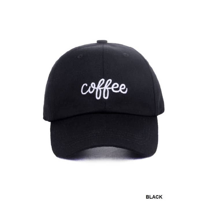 Coffee Embroidered Cotton Cap and other Purchase Wholesale coffee hat. Free Returns & Net 60 Terms on Faire trending on Faire.