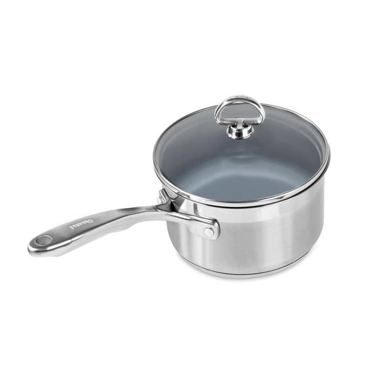Induction 21 Kochtopf aus Stahl mit Keramikbeschichtung und Deckel (2 Qt.) für den Großhandel von Chantal Cookware
