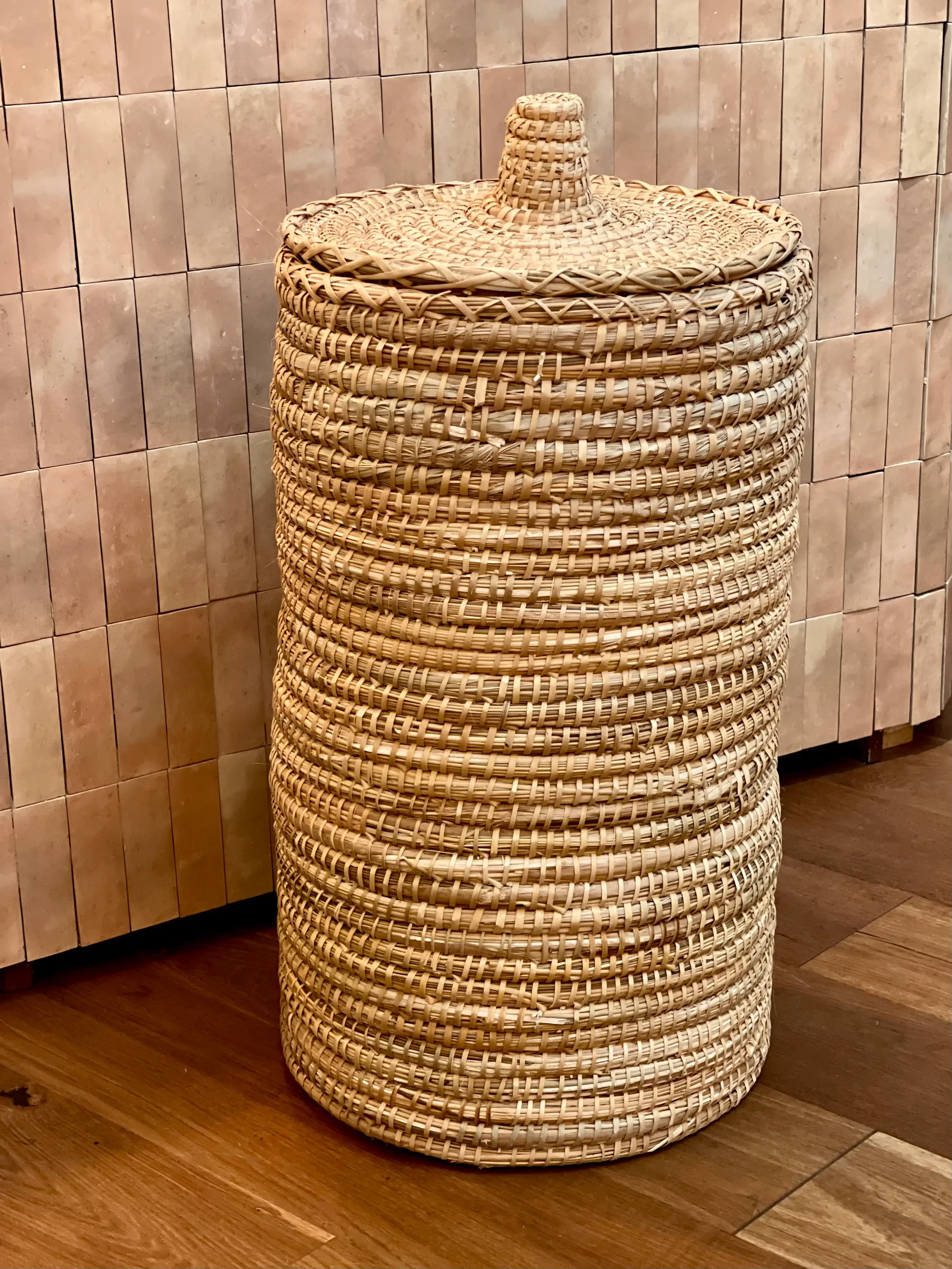 High crafty – wholesale Laundry basket – Berber Laundry Basket XXL – Handmade Seagrass Basket with Li2