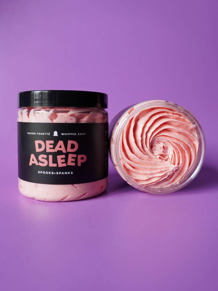 Jabón batido Dead Asleep, abeto y melocotón emperatriz para venta al por mayor de Spooks & Spanks