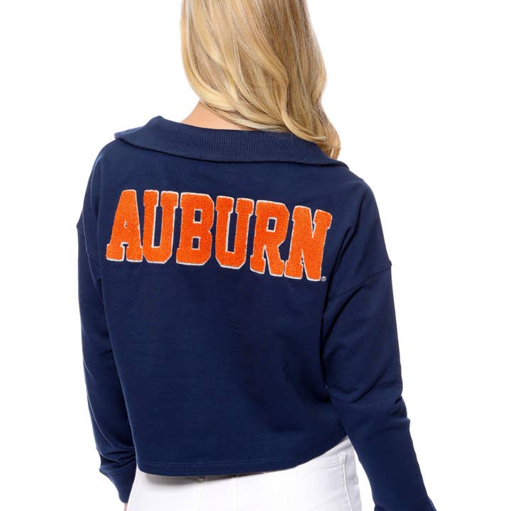 The Auburn Collared V-Neck Pullover for wholesale by Stewart Simmons