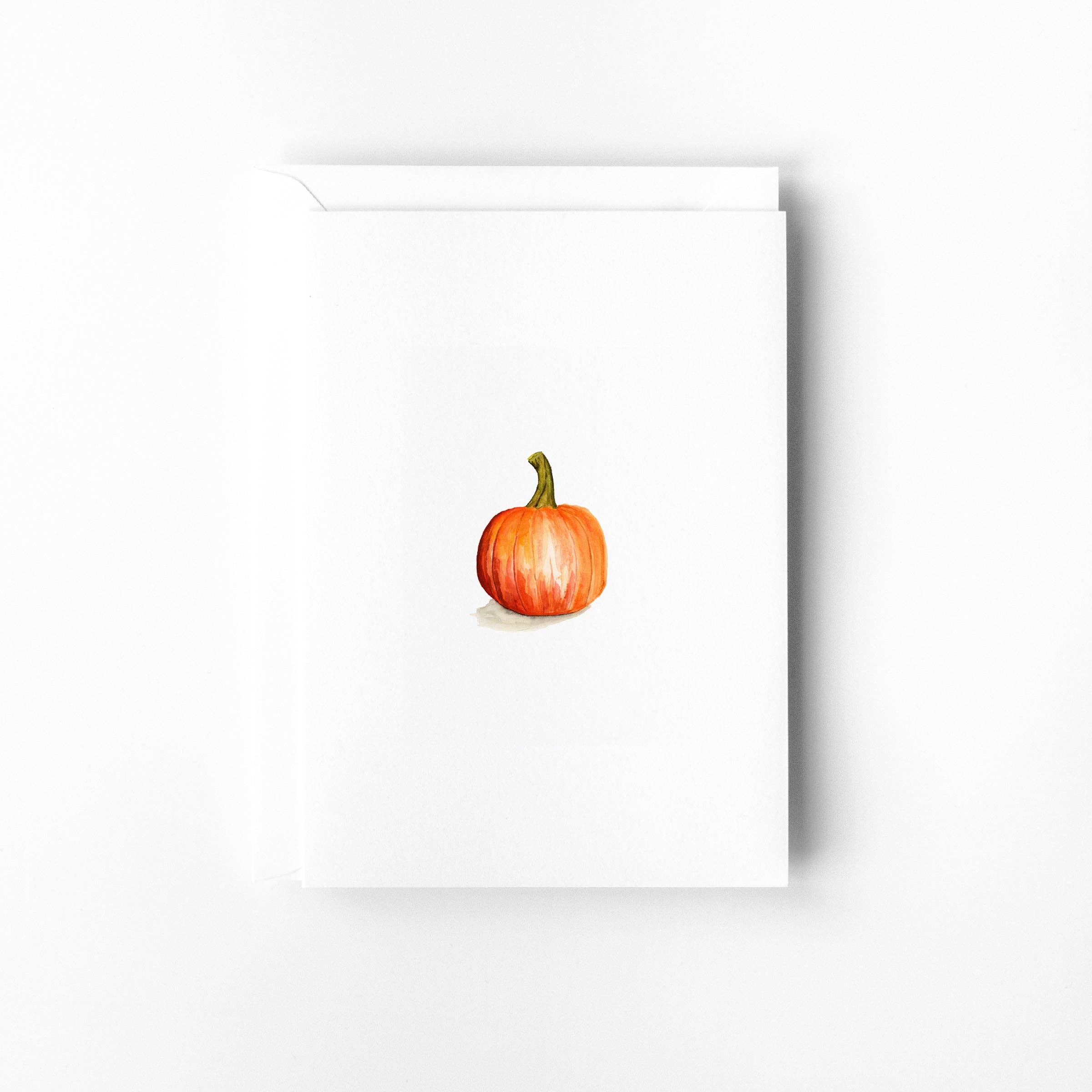 Finding Silver Pennies - Wholesale Stationery/Notecard Set - Pumpkin Mini Note Card | Fall Enclosure Card2