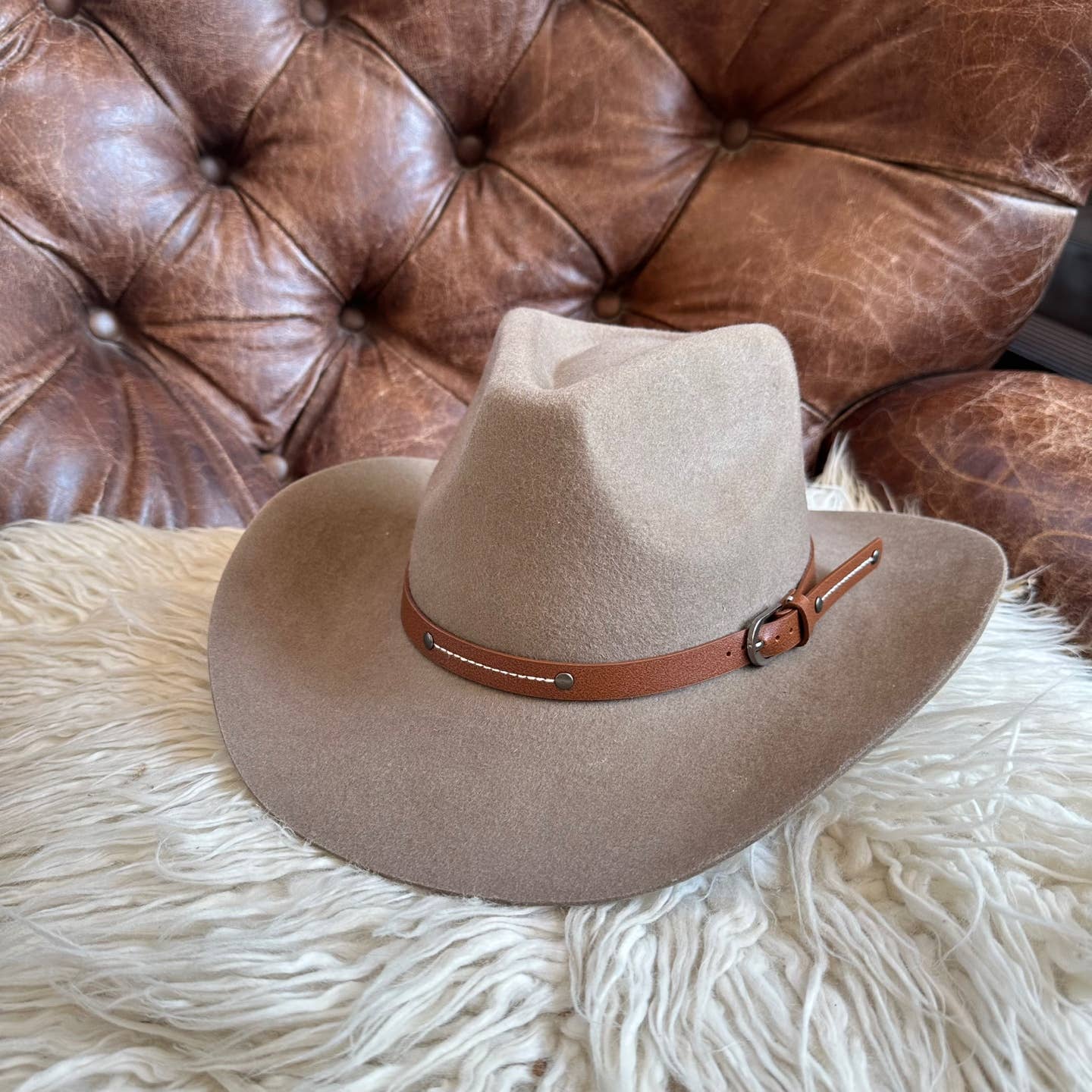 Bella Betty - Wholesale Cowboy Hat - Women's - Premium cowboy hat  Australian wool With Leather Belt 9