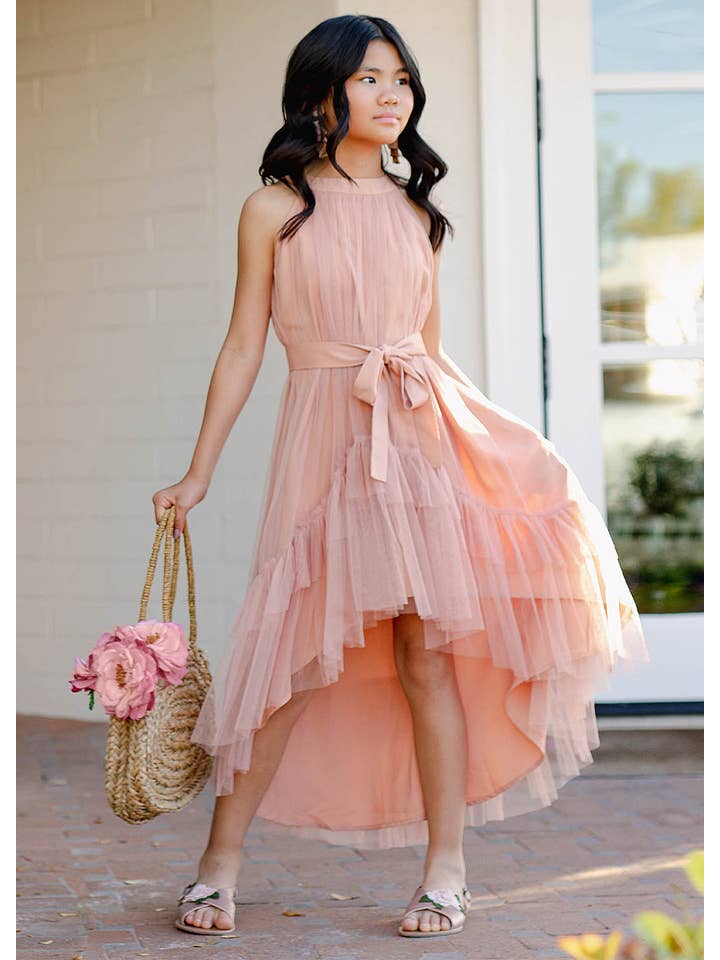Joyfolie - Wholesale Dress - Kids - Fay Dress in Desert Shell