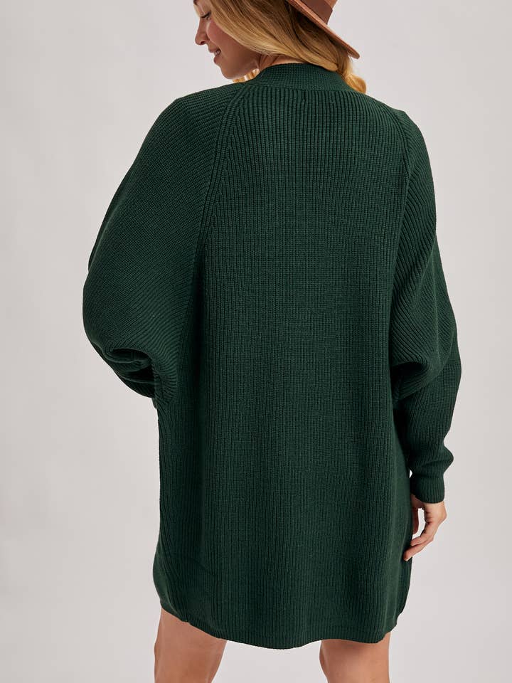 Bluivy - Wholesale Cardigan - Women's - OPEN FRONT BATWING SLEEVE CARDIGAN16