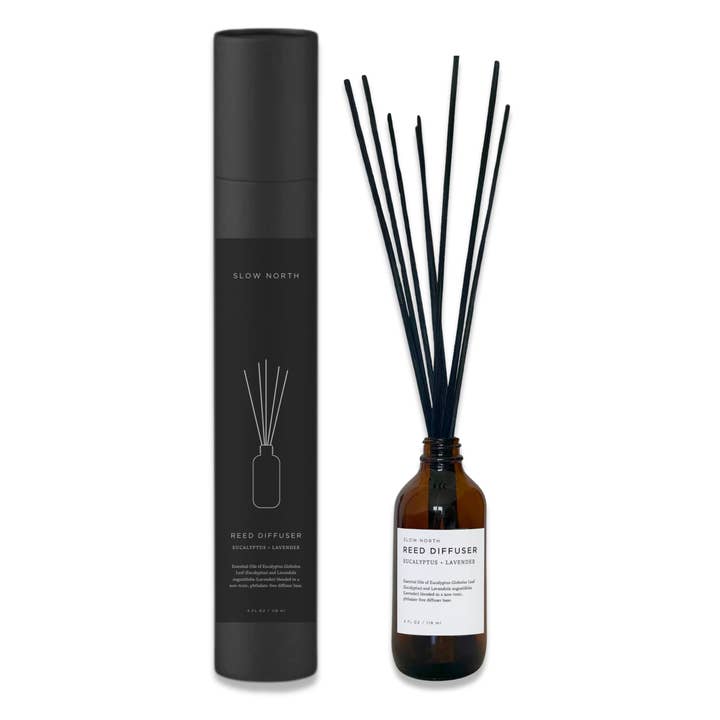 Slow North - Wholesale Reed Diffuser - Eucalyptus + Lavender - Reed Diffuser