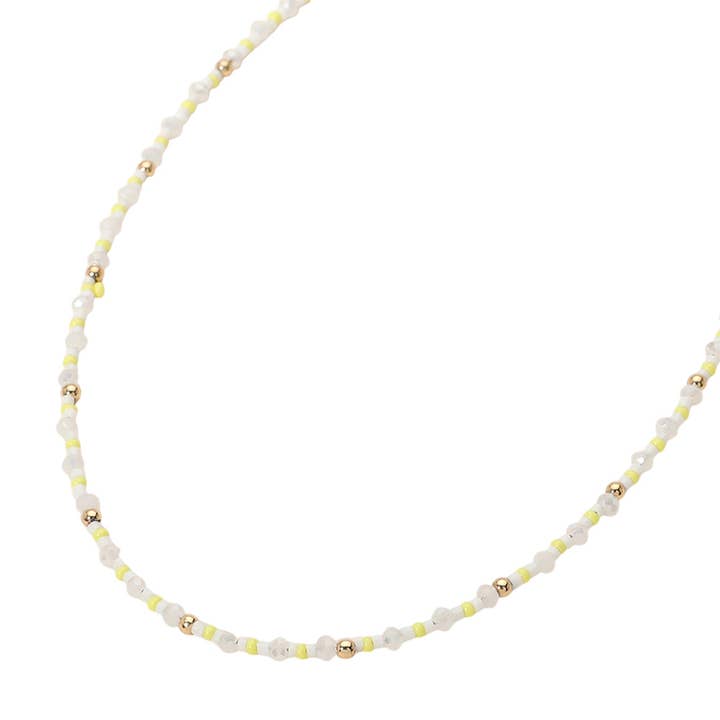 Sensibling Corp. - Vendita all'ingrosso Collane di perline/perle - Collana girocollo con perline sfaccettate a forma di sfera metallica.11