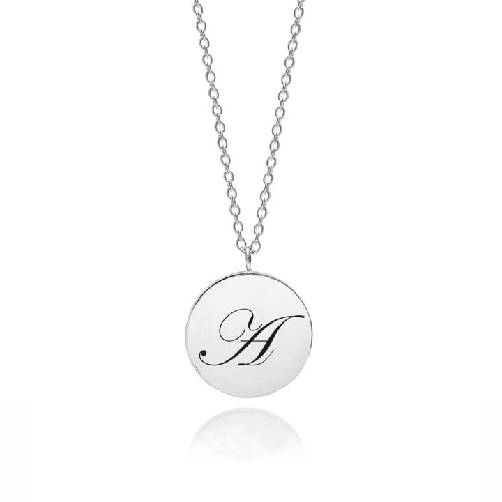 Ciondolo edoardiano con iniziale A - Argento per la vendita all'ingrosso da parte di Myia Bonner