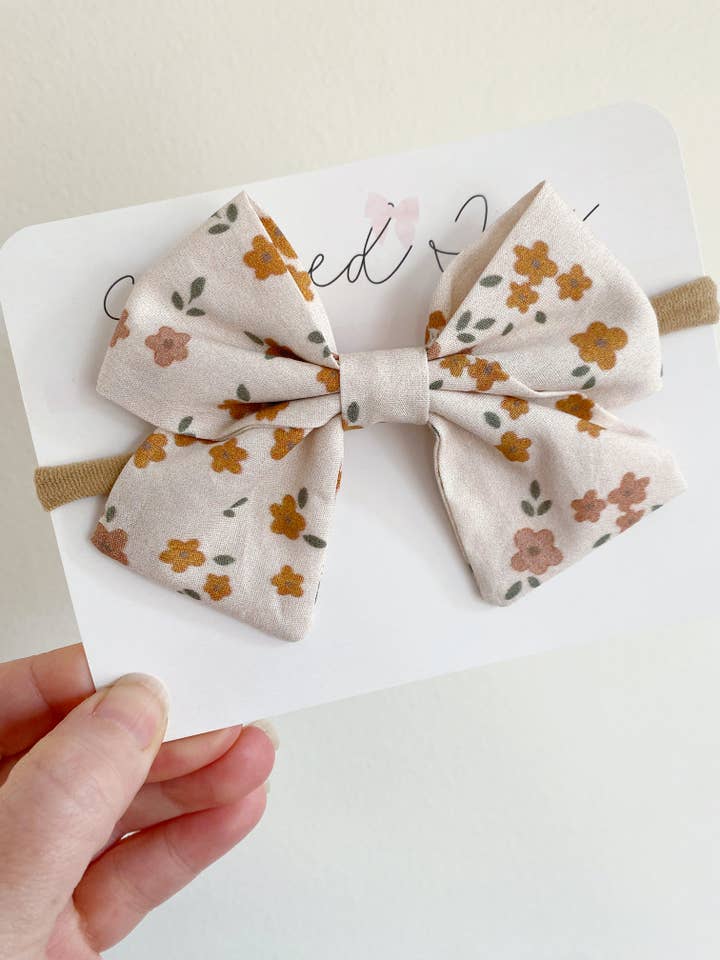 Lazo de Pelo Floral de Primavera para venta al por mayor de Shared Joy Bows
