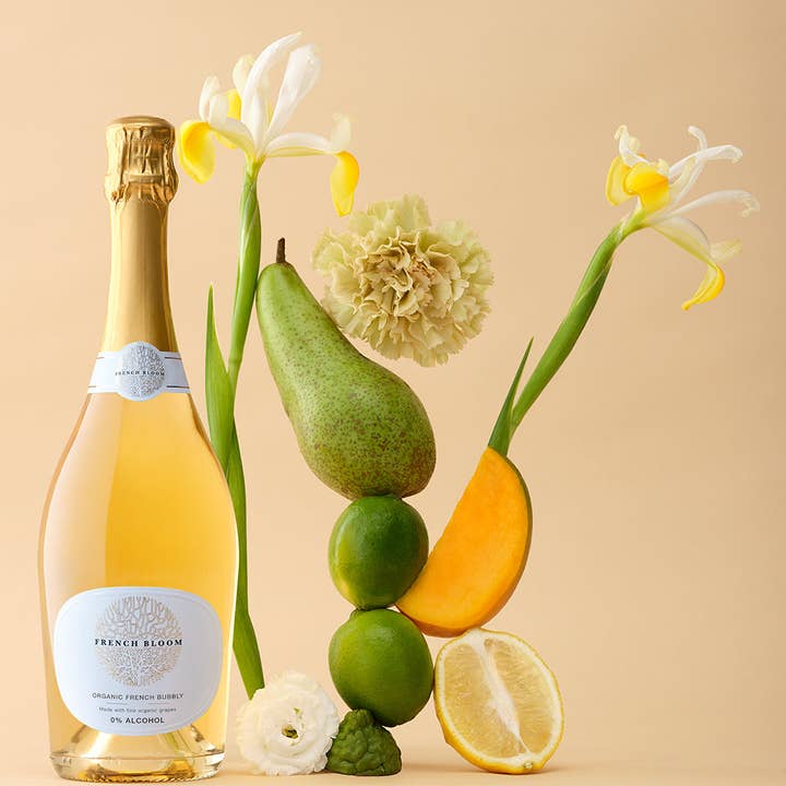 French Bloom - Wholesale Non-Alcoholic Spirits/Wine/Beer - LE BLANC, ALCOHOL-FREE ORGANIC FRENCH BUBBLY2