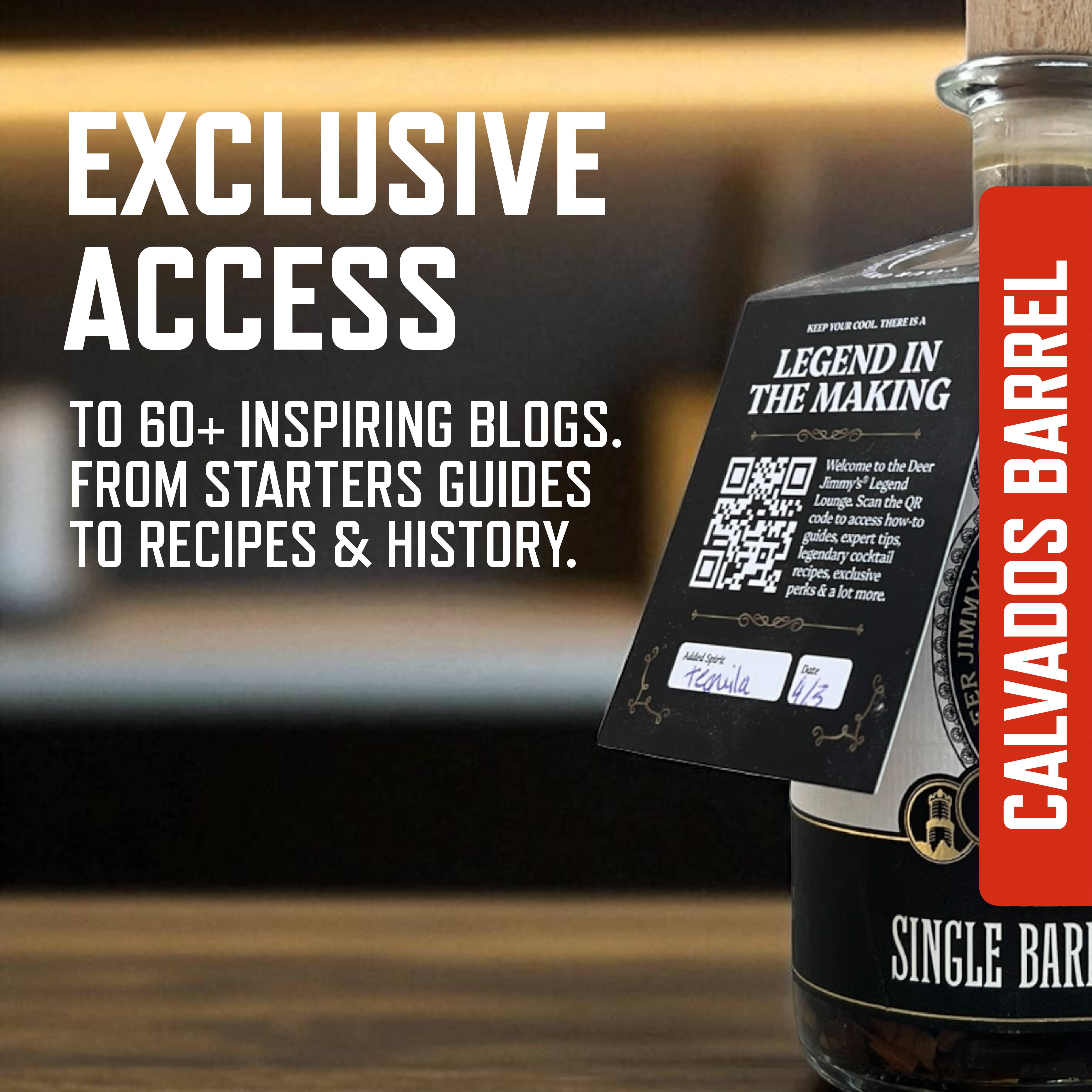 Deer Jimmy's® – wholesale DIY drink kit – Deer Jimmy's® DIY Calvados Gift Set – Calvados Barrels5