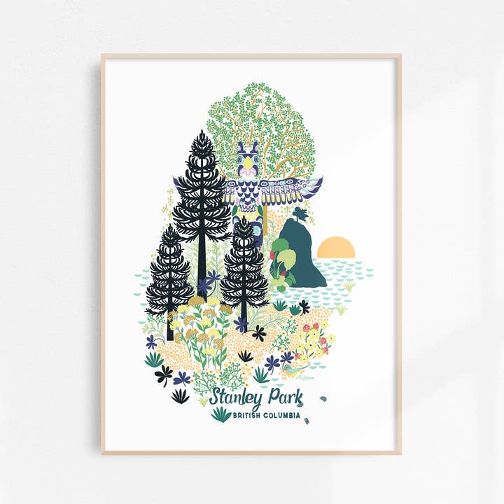 Stanley Park Art Print for wholesale by Anja Jane