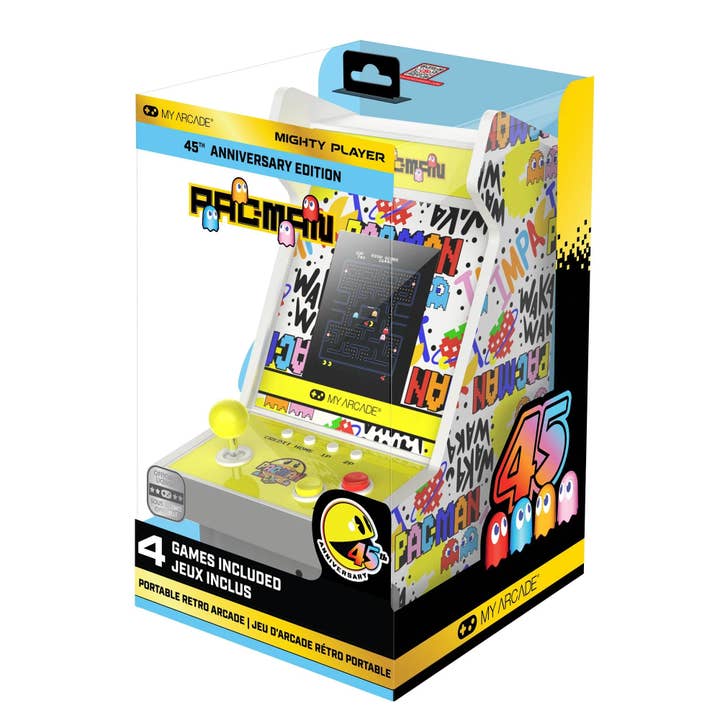 Mighty Player Pac-Man 45-årsjubileum Bärbar Retroarkad för wholesale av RESET CLUB