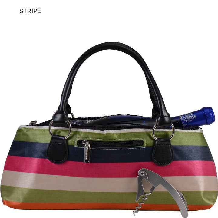 Primeware Inc. - Wholesale Wine Tote - Wine Clutch Carrier | Insulated Purse Classic Sassy
