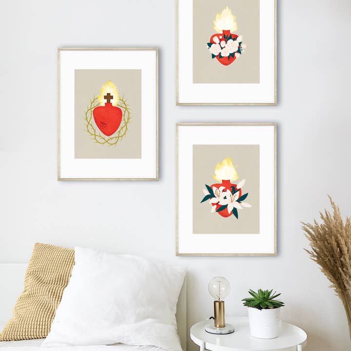Providential Co. - Wholesale Art Print - Prints: Holy Family Hearts8