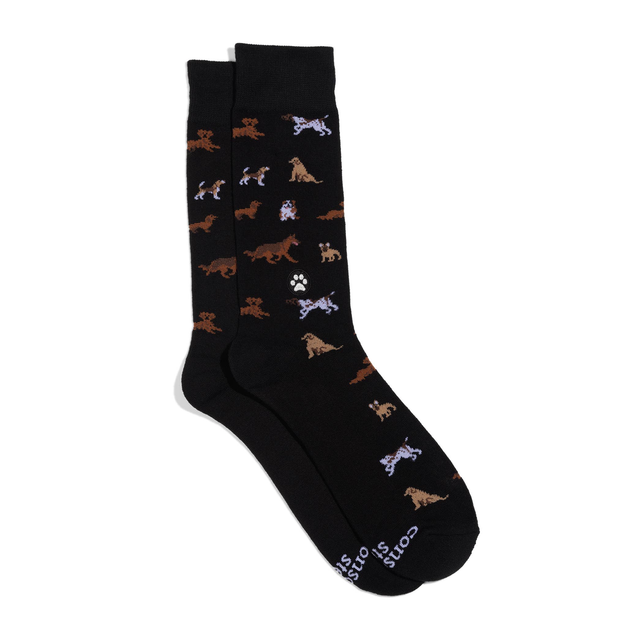 Conscious Step - Wholesale Socks - Unisex - Socks that Save Dogs (Paw Parade)