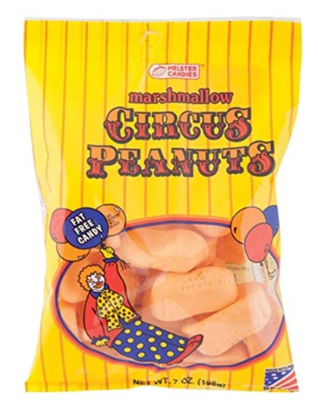 iSweet.ca - Wholesale Hard Candy - US - Circus Peanuts Candy 6 oz - Peg X 120