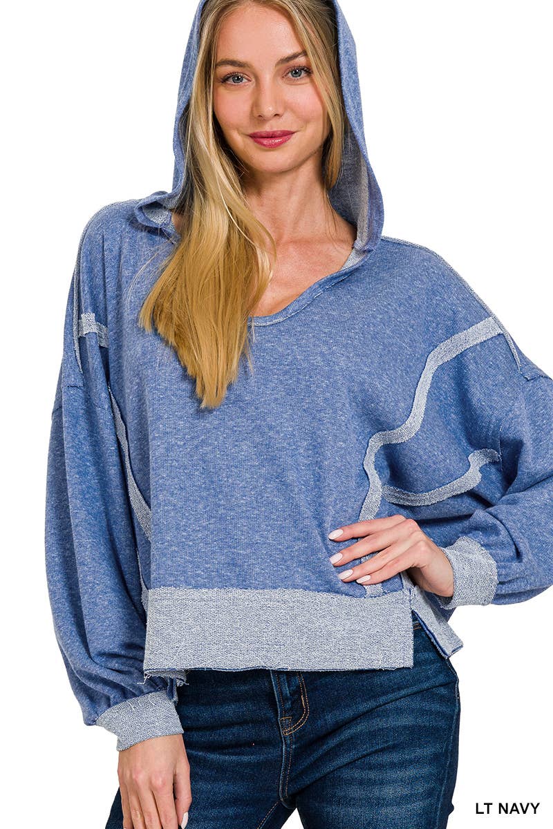 42POPS - Wholesale Sweatshirt - Women's - '...Exposed Seam Sweatshirt hoodie6