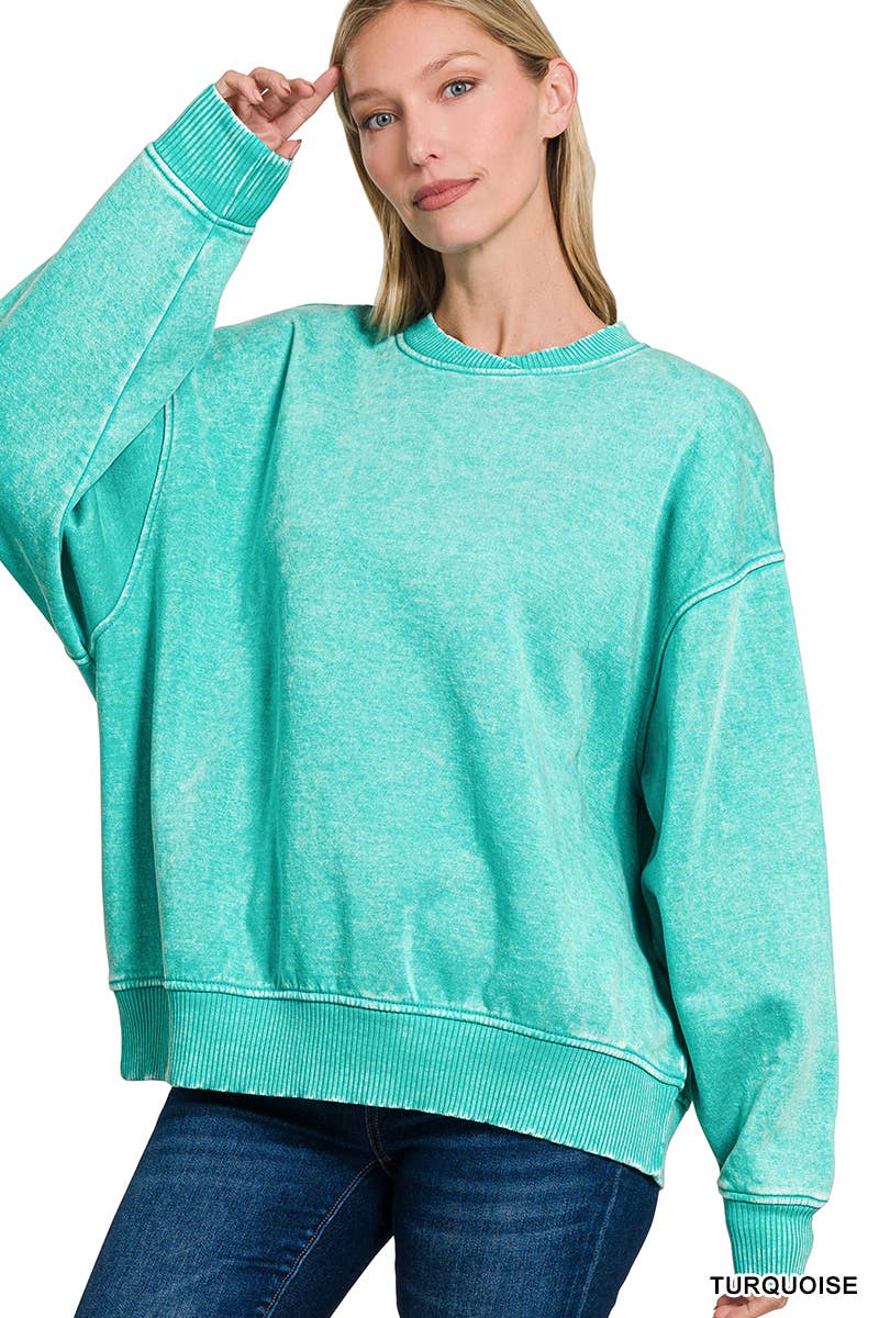 42POPS – Sweatshirt - Mulher por atacado – ',.._ Sweatshirt de Lã Polar Snow Wash57