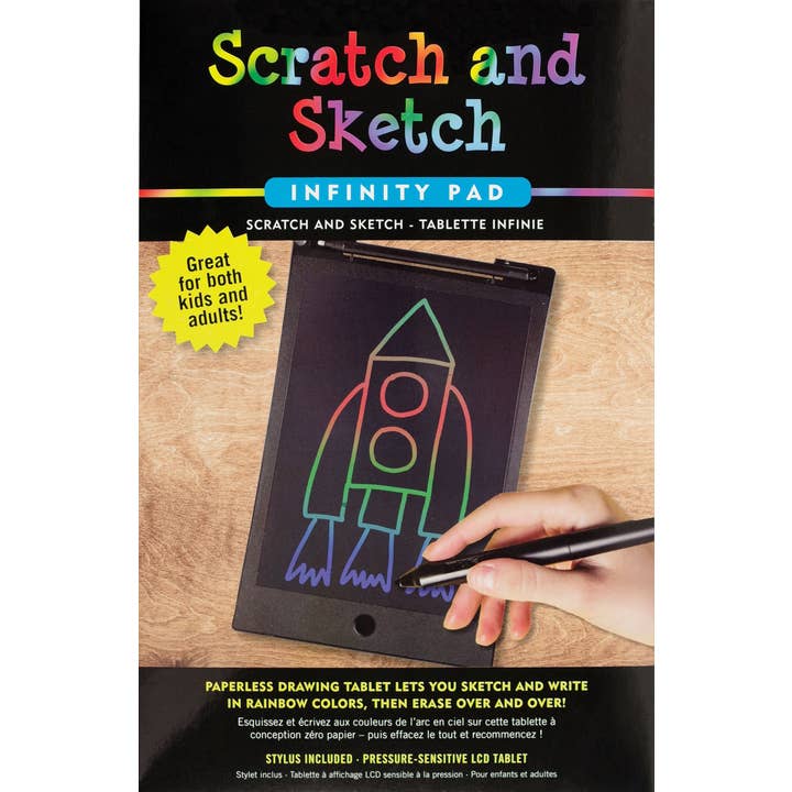 Peter Pauper Press - Wholesale Sketchbook/Sketchpad - Scratch and Sketch Infinity Pad
