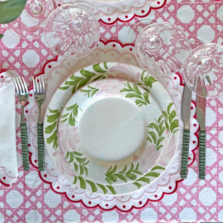 Duggan Society - Wholesale Placemat - Carmen linen red placemat (set of 4)2