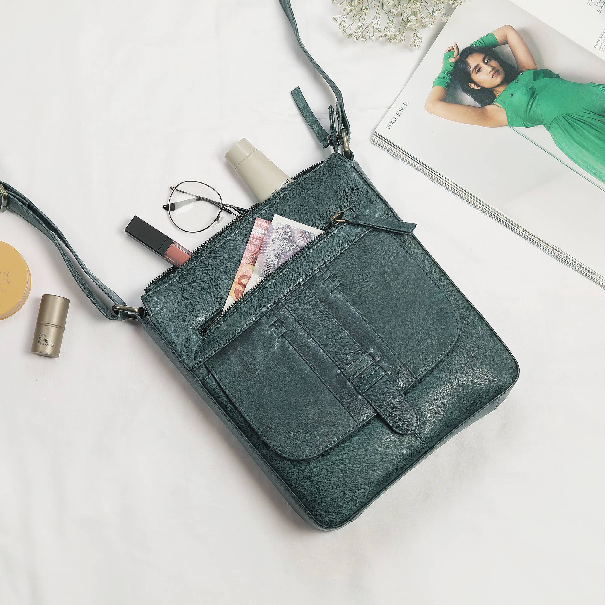 PRIMEHIDE – Großhandel Umhängetasche - Damen – PRIMEHIDE Arizona Leder-Umhängetasche – großes Modell 3604