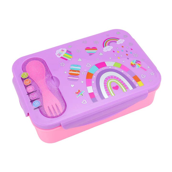 Sensibling Corp. - Wholesale Lunch Bag/Box - Kids - HOT FOCUS - Rainbow Dream Ice Cream Lunch Bento Box3