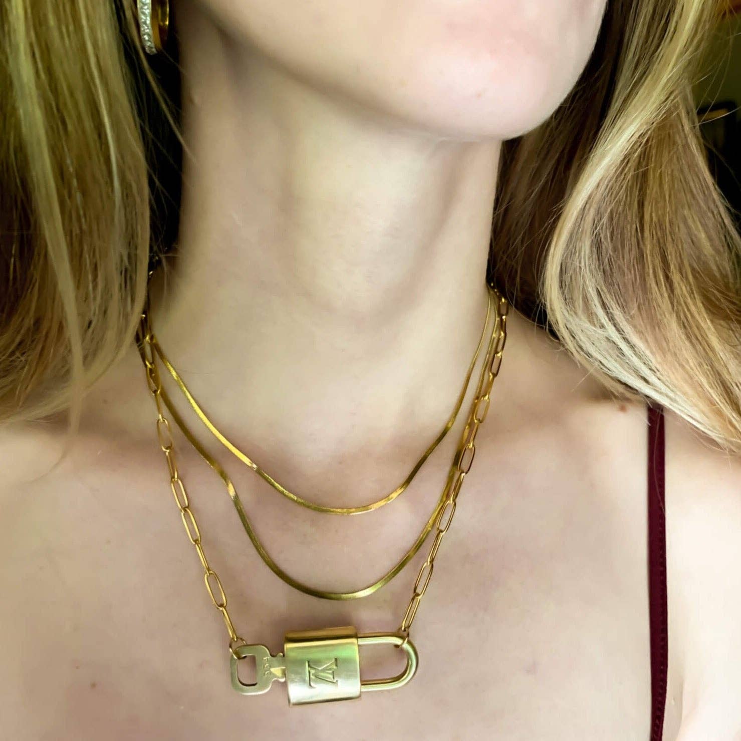 DRIP JEWELRY - Wholesale Pendant/Charm Necklace - Locked Up Necklace5