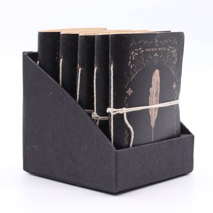 Ancient Wisdom - Wholesale Notebook - Assorted Witch Ritual Notebooks - Leather (15x11.5 cm)