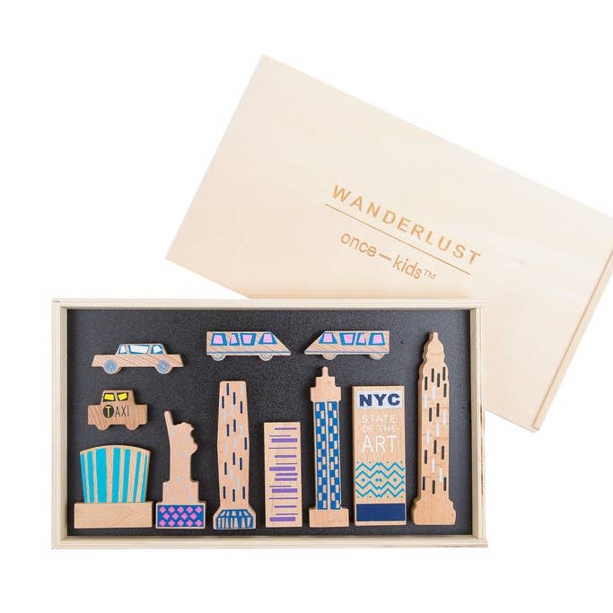 Once Kids - Wholesale Wood Toy - Kids - Wanderlust NEW YORK *Original packaging*3