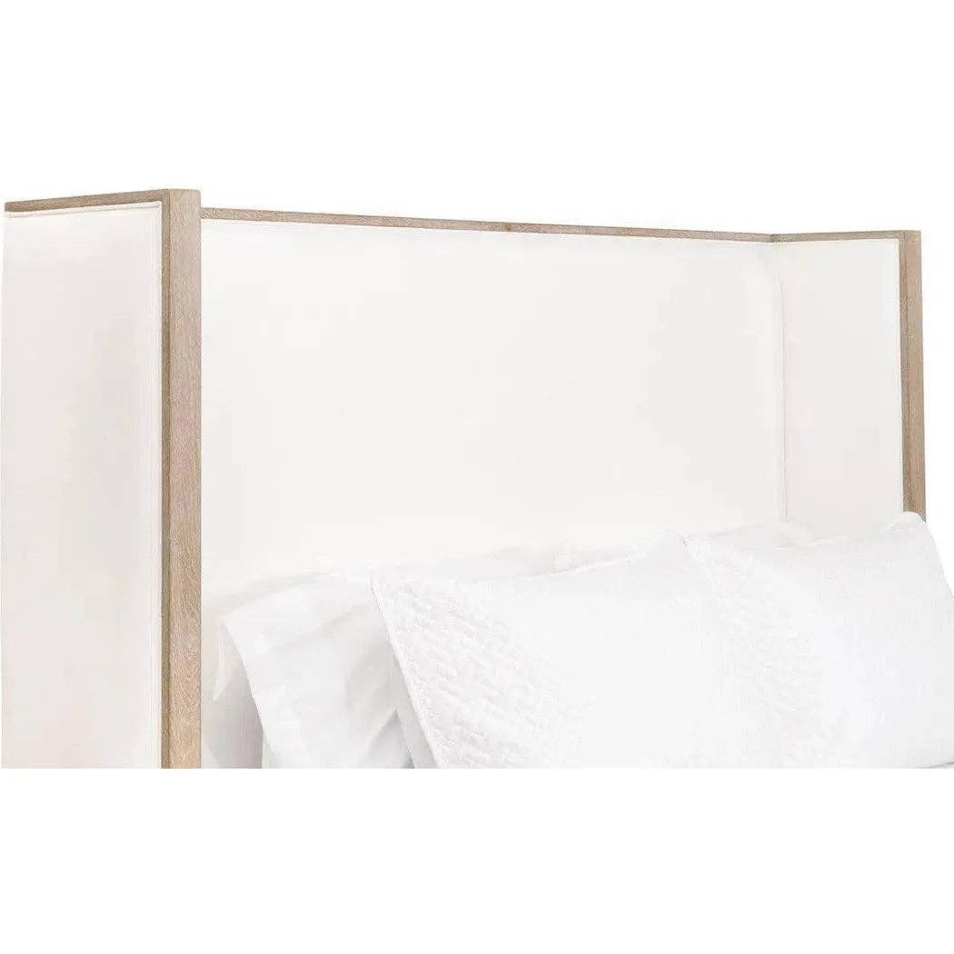LOOMLAN - Wholesale Bed - Tailor White Bed Stain Resistant - Beige Accents6