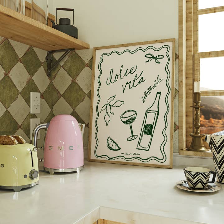 Dolce Vita Print for wholesale by RM Decor Studio