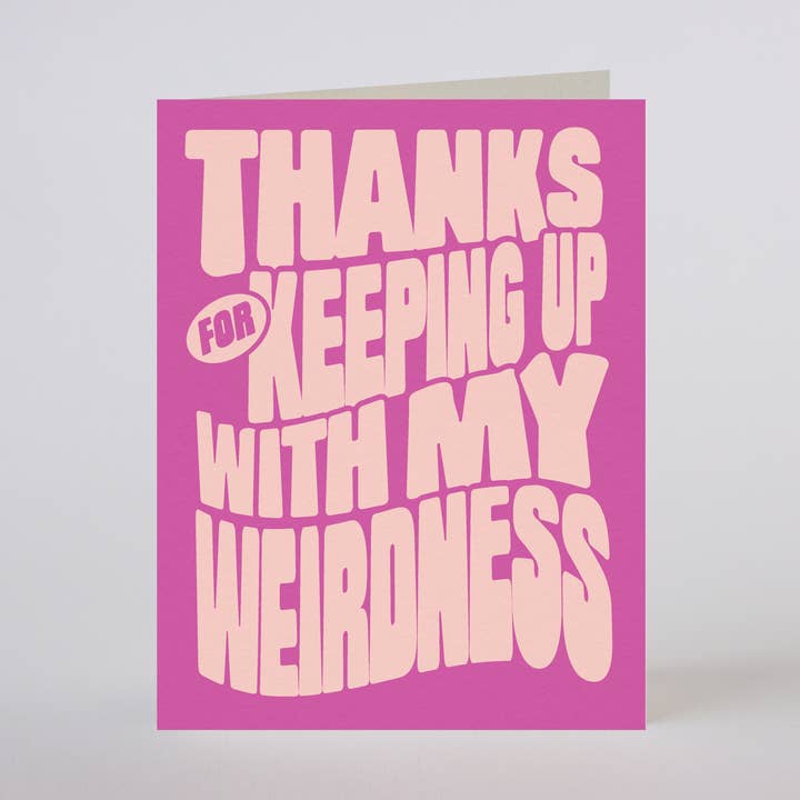 BIZARRERIE - carte de vœux pour la vente par Mixtape Paper Co.