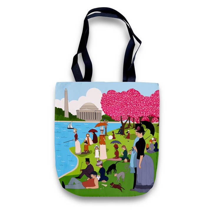 Bolso de mano colección del museo-Tarde de domingo en Washington DC para venta al por mayor de Naked Decor